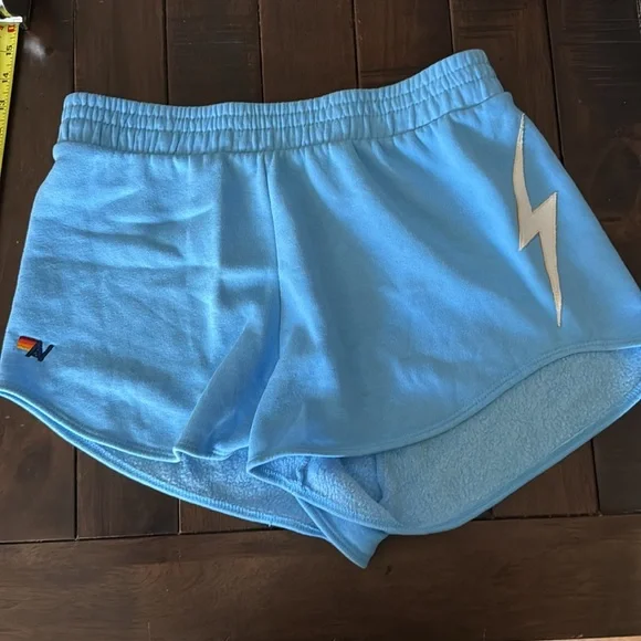 Aviator Nation Women's Blue Shorts - Picture 1 of 4